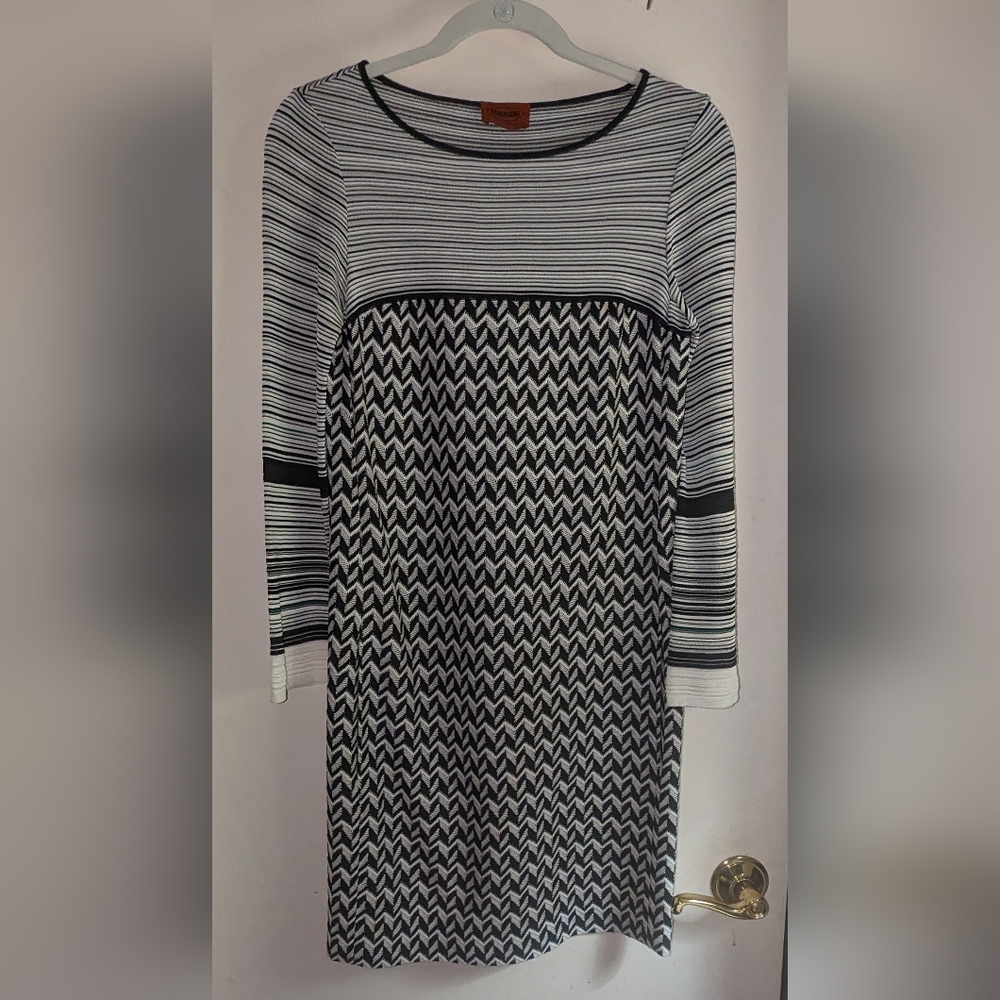 Missoni striped shift dress. Size 38